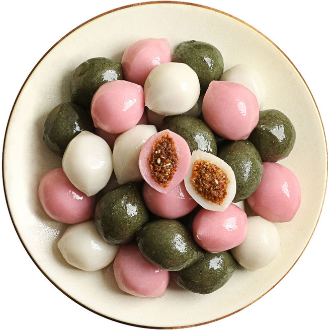 [리타방앗간]찌지 않고 바로 먹는 말랑 깨송편 600g 1+1 (총 1.2kg), 2개