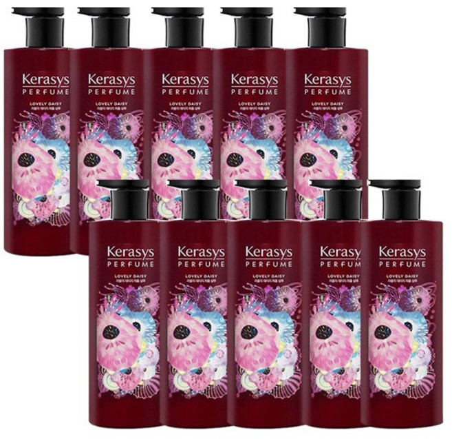 도매365 러블리데이지 샴푸 케라시스 퍼퓸 일반샴푸, 600ml, 10개