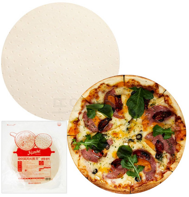 서울식품 파이피자시트 11인치 냉동생지 피자도우, 5개, 1.84kg
