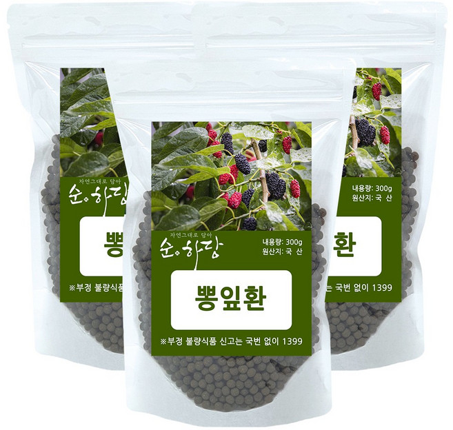 순하당 국산 뽕잎환 (상엽환), 300g, 3개