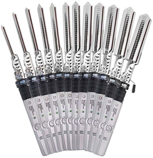 아이텍 루시피 티타늄 아이롱 고데기 전문가용 (4 6 8 10 12 14 16 18 20 22 24 26mm), 루시피티타늄아이롱-26mm