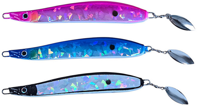 나라샵 단디 블레이드 대구 메탈지그 400g/450g/500g 케미홀 왕대구 지깅채비 홀로그램, 단디메탈지그 블루, 1개, 450g