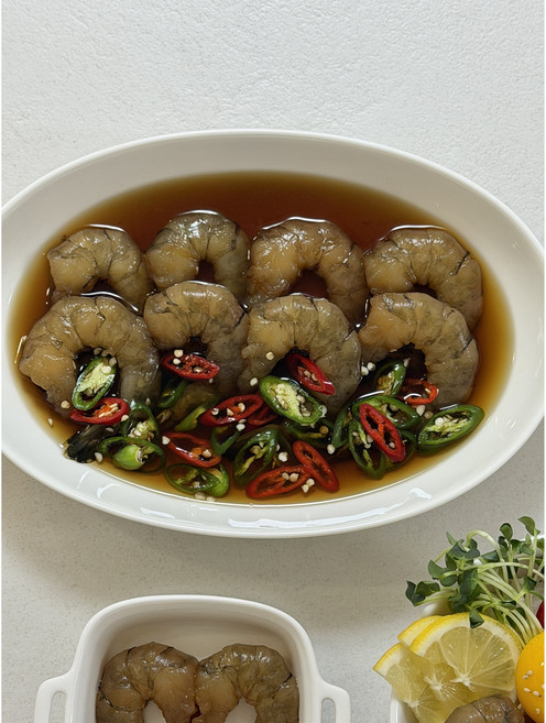 깐 블랙타이거새우장 20미 1.5kg 킹타이거새우장, 1개