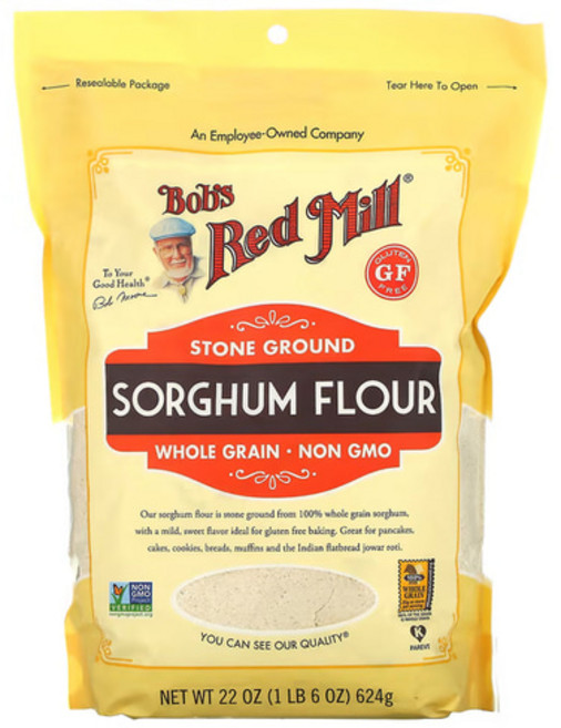 밥스레드밀 수수 가루 글루텐 프리 Sorghum Flour 624g, 1개