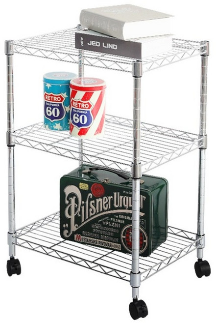 리빙코아 메탈 철제 다용도 선반 모음, 3단