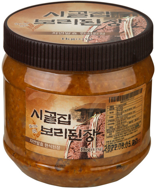 시골집 항아리숙성 보리된장, 1개, 1kg