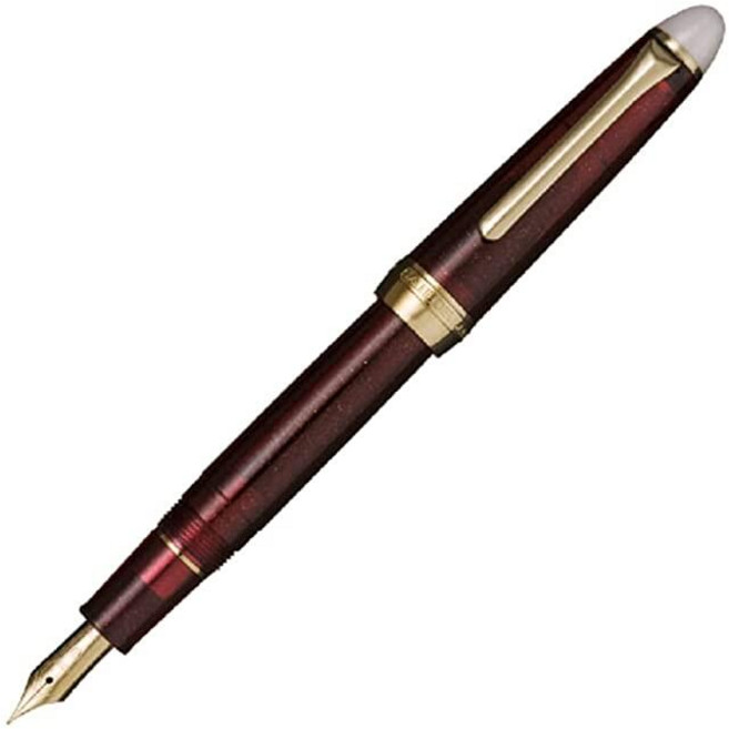 Sailor fountain pen Shikiori 달빛 밤 수면 야간 연소 파인 포인트 11-0558-202 한자 러브 스티커 포함 레드 14.7 x 1.2 1cm(5.8, Sailor fountain pen Shikiori 달