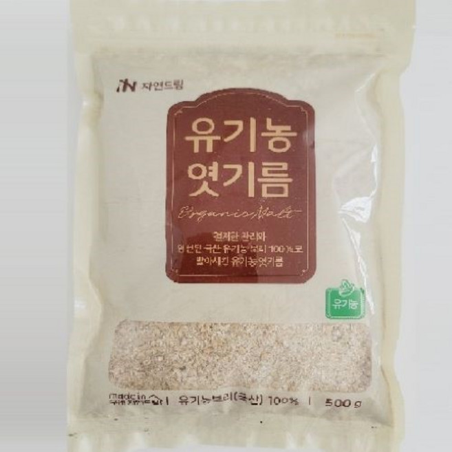 자연드림 유기농 엿기름 국산 식혜, 1개, 500g