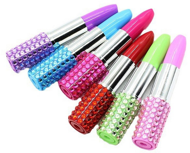 20pcs 립스틱 포인트 라인 크리 에이 티브 편지지 여자 Oiffce 용품에 좋은, 20PCs x Color