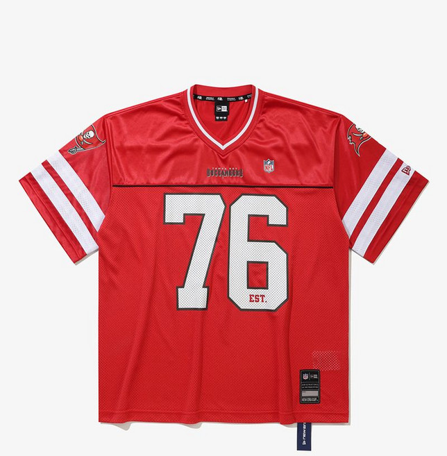 뉴에라 NFL 템파베이 버커니어스 팬 웨어 티셔츠 삼바