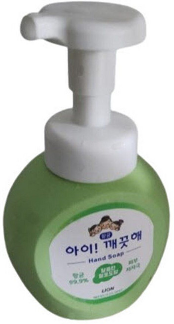 아이깨끗해 핸드워시 용기 청포도 250ML 손세정제 물비누 욕실 화장실 어린이 핸드워시 주방 거품 유아 dew+317jX