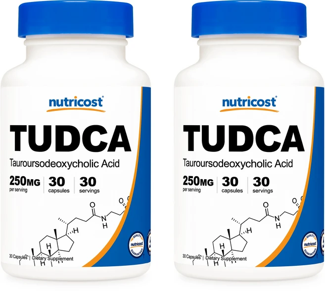 뉴트리코스트 TUDCA 타우로우르소데옥시콜 애시드 250mg 캡슐, 2개, 30정 - 쿠팡