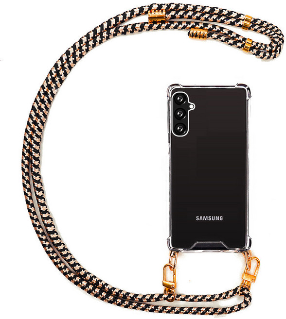 하이클리어 골든블루 폰스트랩 핸드폰 목걸이 케이스 줄