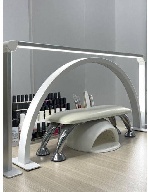 네일 조명 LED 손톱 뷰티 스탠드 작업등 메이크업, 5. 화이트 휴대폰 홀더 48W