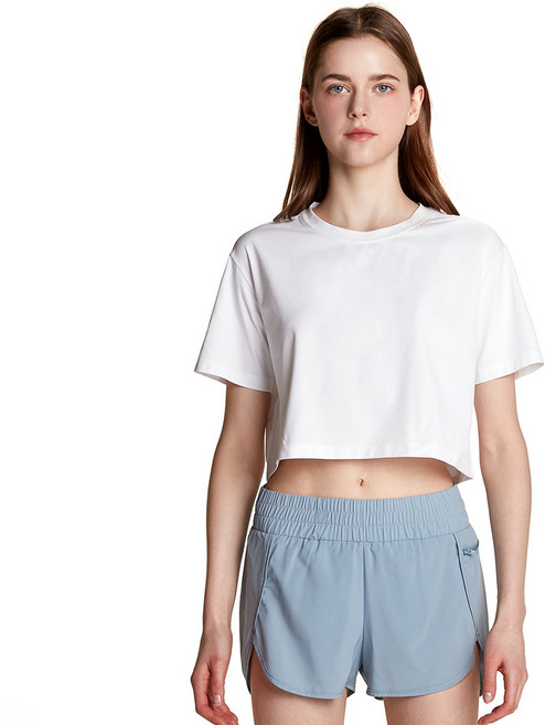 테슬라 크롭 반팔 티셔츠 TM-FTS10