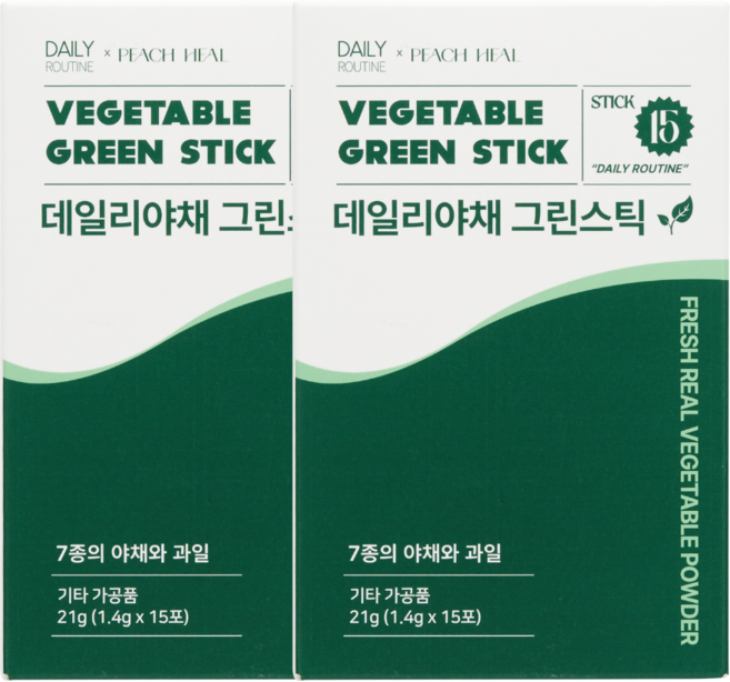 데일리루틴 7종 유기농 동결건조 야채 가루 분말 스틱 약사설계, 1.4g, 30개