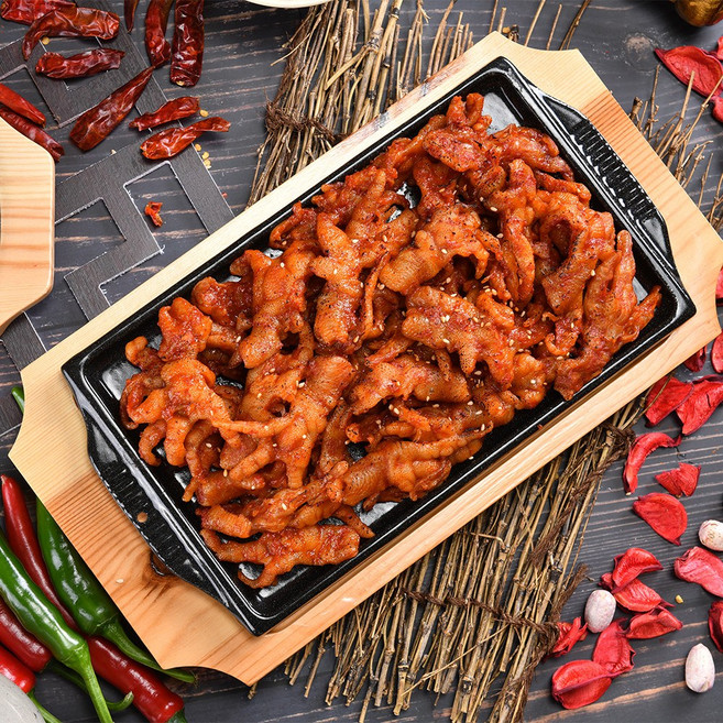 압구정본가불닭 불닭발 무뼈 불닭발 300g 매운 닭발 캠핑음식, 1개