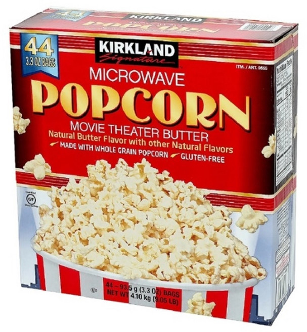커클랜드 시그니춰 전자레인지 팝콘, 93.5g, 44개
