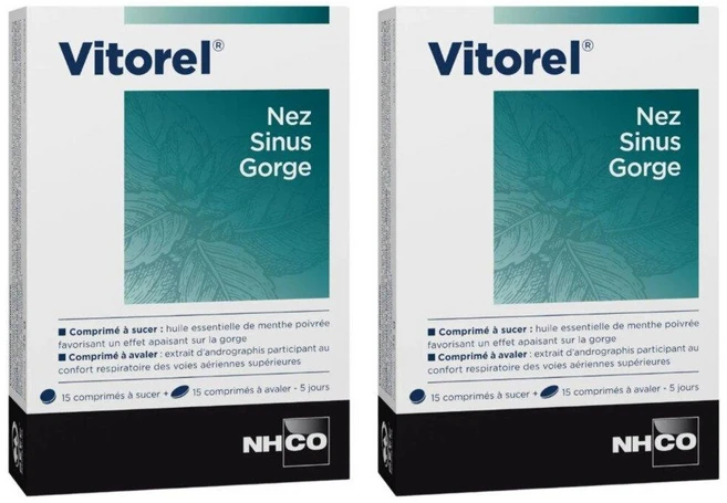 NHCO Vitorel 비토렐 호흡기 건강 30정 X2 - 쿠팡