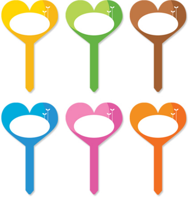 본사직영 루미루미 텃밭 팻말, 오렌지