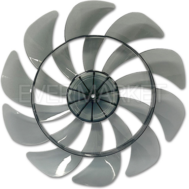 에버마켓 선풍기 써큘레이터 날개 8mm 10엽+10엽 12 호환, 1개