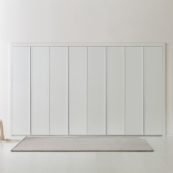 보루네오 슬라이딩 붙박이장 여닫이 맞춤시공 모음1, 07.파스텔여닫이_화이트