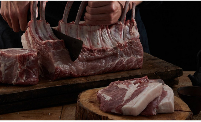 [제직증명] 제주 흑돼지 1월 특가(한정수량), 제주흑돼지 돈마호크500g뼈2대, 1개