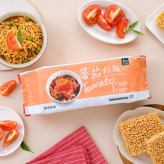 里仁 蕃茄拉麵 純素食, 1個