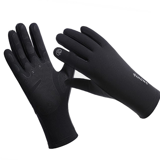 위드핏 러닝장갑 방한 얇은 기모 런닝 축구 풋살 등산 논슬립 스마트폰 터치 장갑, M사이즈, 1개