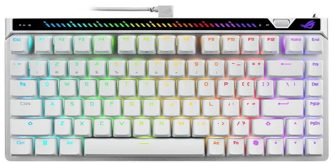 ROG Falchion Ace 75 HE 75% 8000Hz USB PBT 화이트 레이아웃 게이밍 키보드 자기, 상세페이지 참조, 상세페이지 참조 - 쿠팡