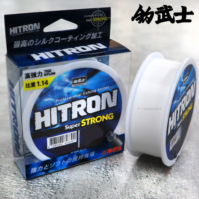 조무사 히트론 슈퍼스트롱 세미플로팅 바다 갯바위 원줄 모노라인, 1개, 화이트