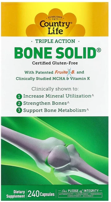 컨트리라이프 트리플 액션 본 솔리드 캡슐 240정, 1개 - 쿠팡