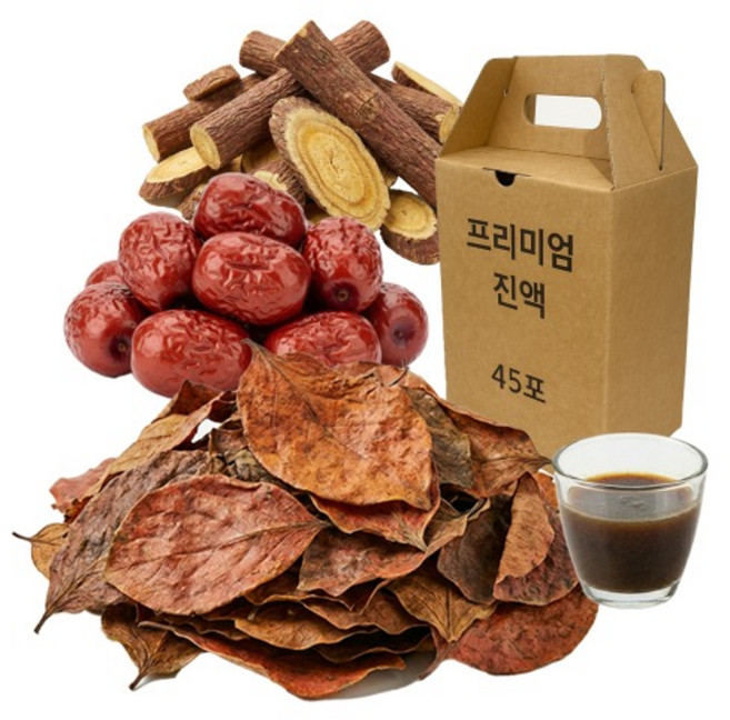 감잎 진액 엑기스 국산 원료 100% 선물세트, 45개, 110ml