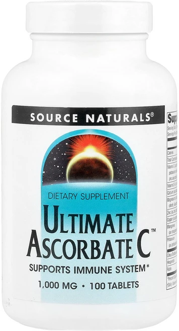 Source Naturals Ultimate 아스코베이트 C 100정, 소스 내추럴스 Source Naturals, Ultim, 1개 - 쿠팡