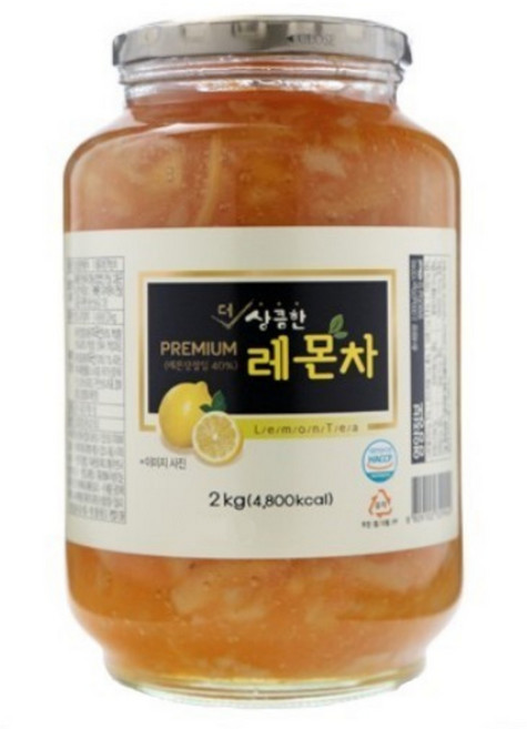 레몬차 진한 레몬청 과육이 풍부한 더상큼한 2Kg, 1개, 1개입