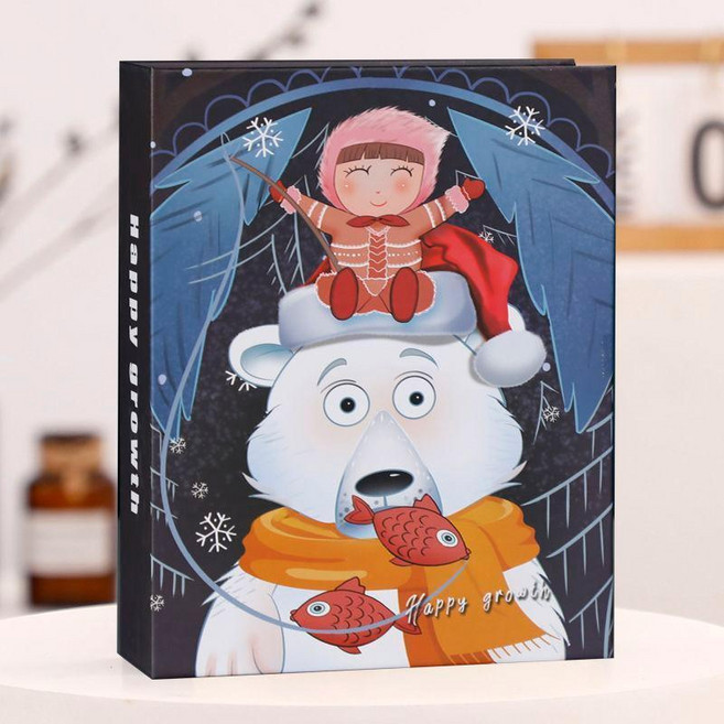 相冊本 紀念冊 插頁式家庭影集, 靜時光,過塑7寸100張, 靜時光, 100張