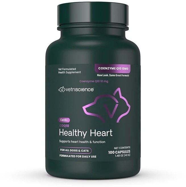 베트리사이언스 CoQ10 건강한 심장 이지 오픈 캡슐 반려견과 반려묘를 위한 코엔자임 Q10 심혈관 및 건강 노화 보충제 10mg CoQ10이 포함된 심장 지지 보충제 100 - 쿠팡