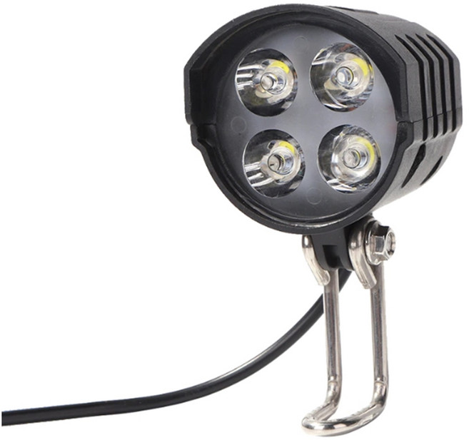 셀렉트템 전동킥보드 LED라이트 크락션 일체형 12V-80V 12W 방수, 블랙, 2개