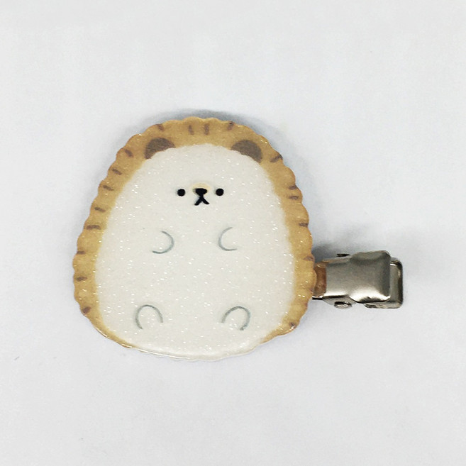 동물 과일 캐릭터 미니 헤어핀 포인트 헤어핀