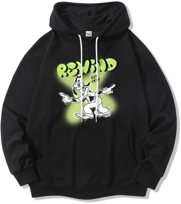 일루소 디즈니 소프트 특양면 리와인드 구피 후드티