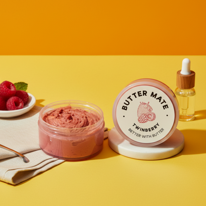 버터메이트 트윈 베리 딸기 버터 스프레드, 1개, 110g