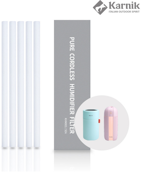 카르닉 휴대용 미니 가습기 필터 (기종 호환 가능), KHM-001(137x8mm) 1세트, 1개