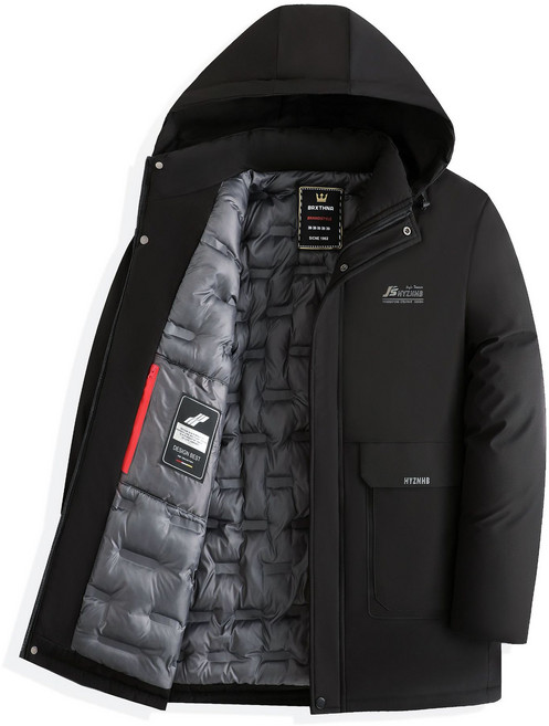 도톰한 남성 패딩 겨울 남자 점퍼 탈부 착후드 패딩