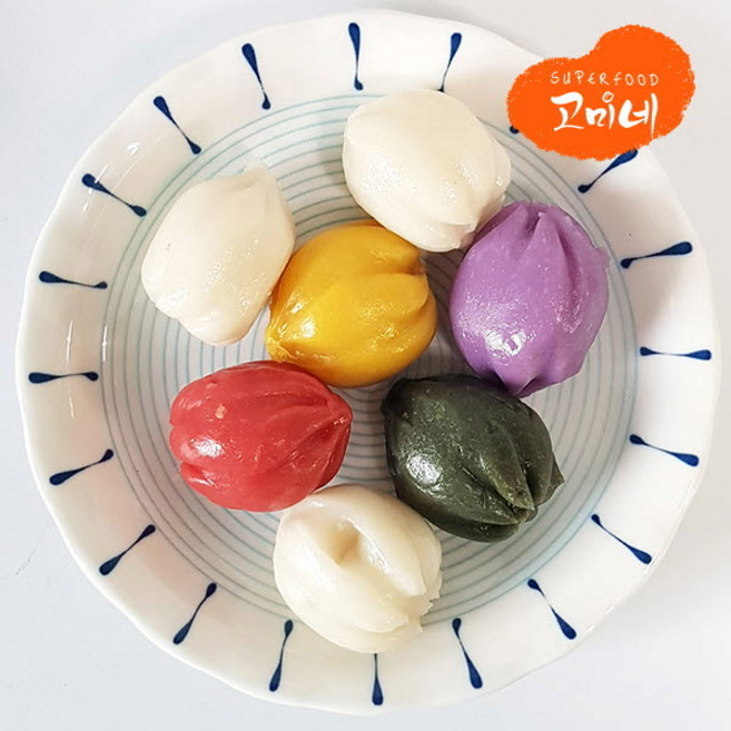 [시루와방아] 오색 방울떡 330g 떡주문 굳지않는 떡맛집, 1개