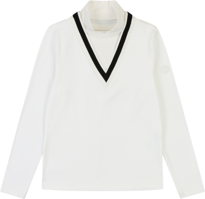 볼빅 여성 골프 브이 터틀 티셔츠 VLTSNA01_OW