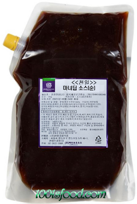 천일 마녀딥소스 순한맛 5kg/족발딥소스, 5kg, 1개