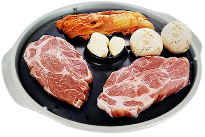 코팅 마늘 솥뚜껑 가마솥 불판 구이팬 300mm, 1개