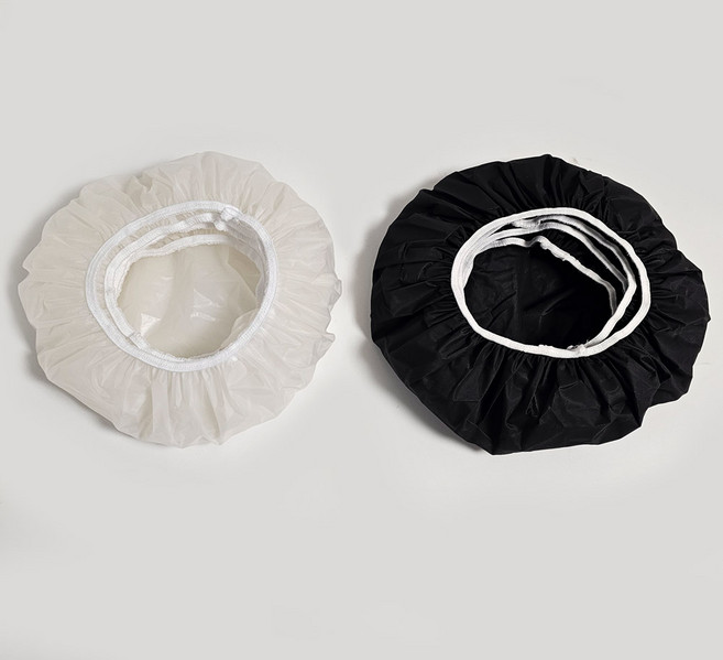 방수 헤어캡 샤워캡 세안 욕실 머리캡 5p, 5개, 블랙 방수헤어캡(패터)