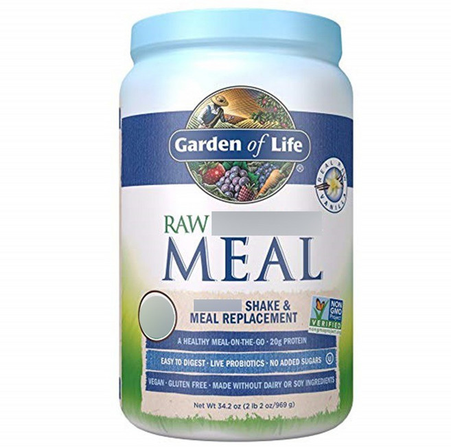 가든오브라이프 로우 밀 셰이크 & 밀 리플레이스먼트, 1개, 969g