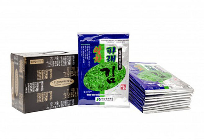 한국알찬대천김 알찬재래김 재래전장 파래김 선물세트 3호, 8개, 20g
